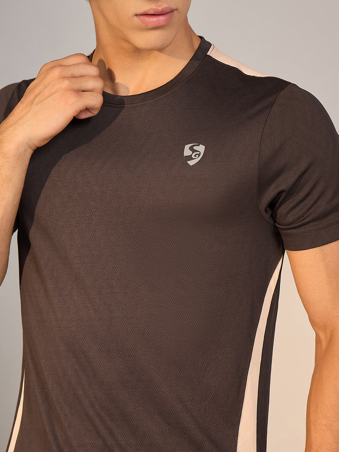 T-SHIRT MEN SG H3MT8209 CLAY/PEACH
