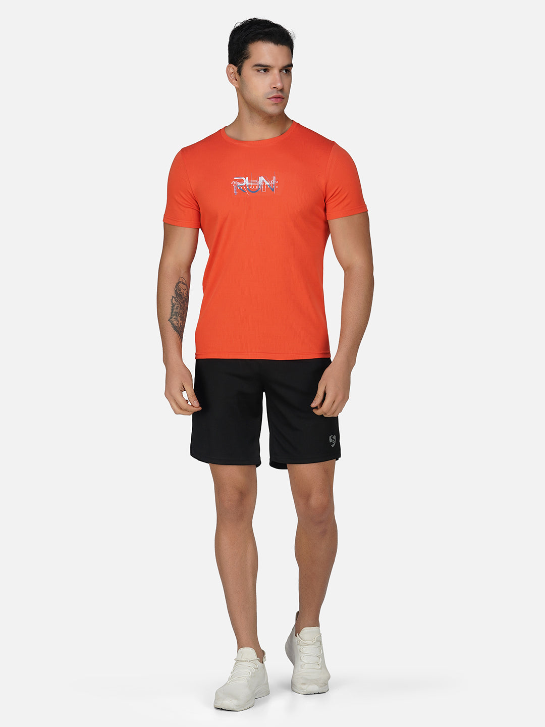 SG Round Neck Regular Comfort Fit T-Shirt For Mens & Boys, Red Paprika, Olive Green & Jet Black | Ideal for Trail Running, Fitness & Training, Jogging, Gym Wear & Fashion Wear