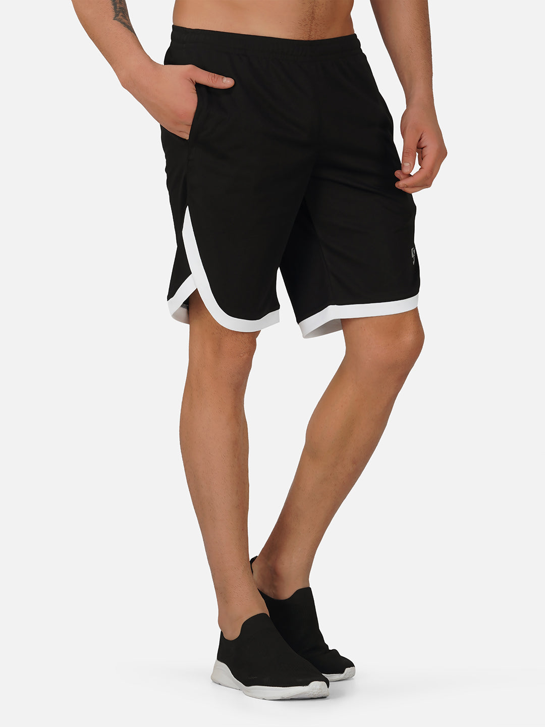SG Regular Comfort Fit Shorts For Mens Boys, Deep Black Royal, Air