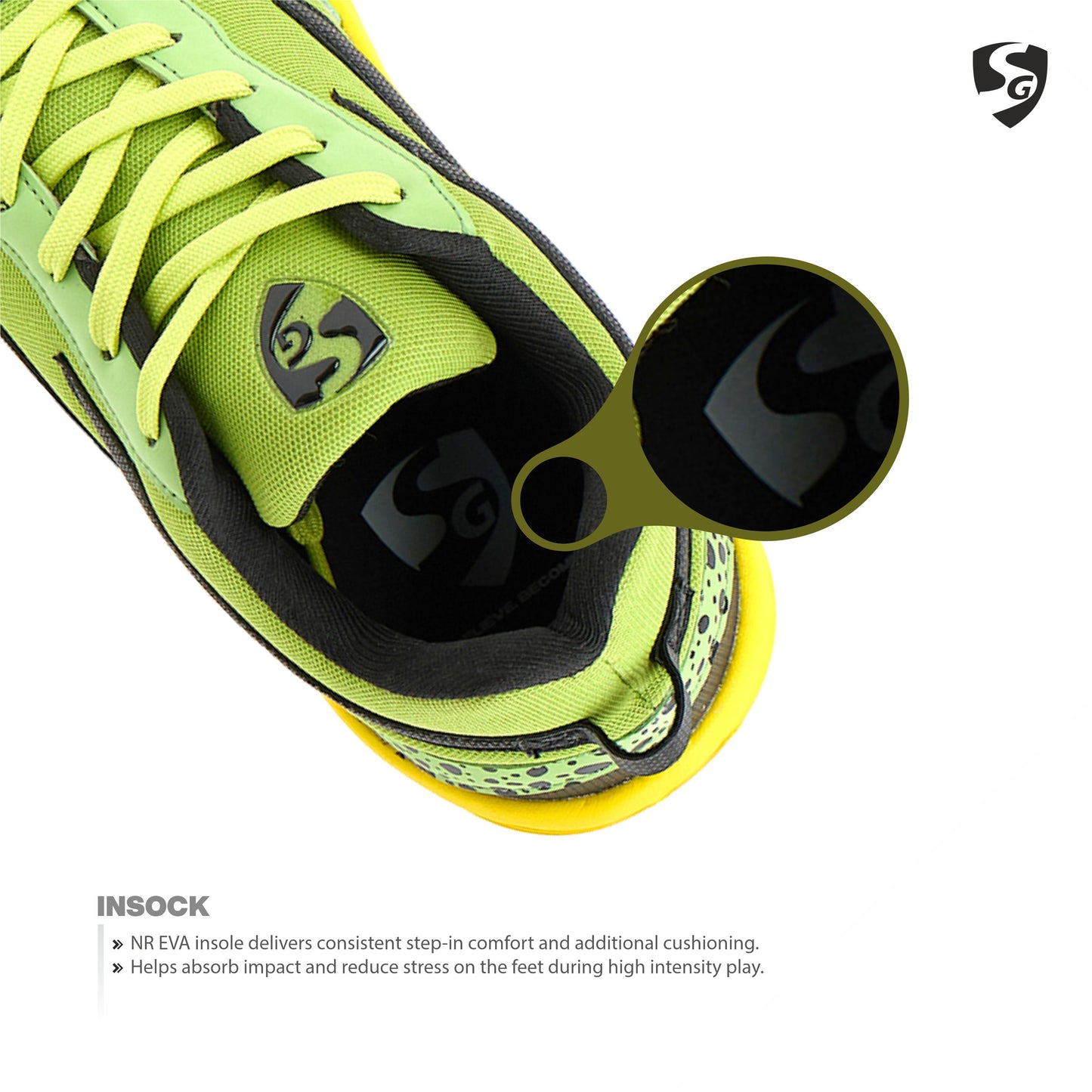 SG RAPTOR Shoes Volt Green/Black