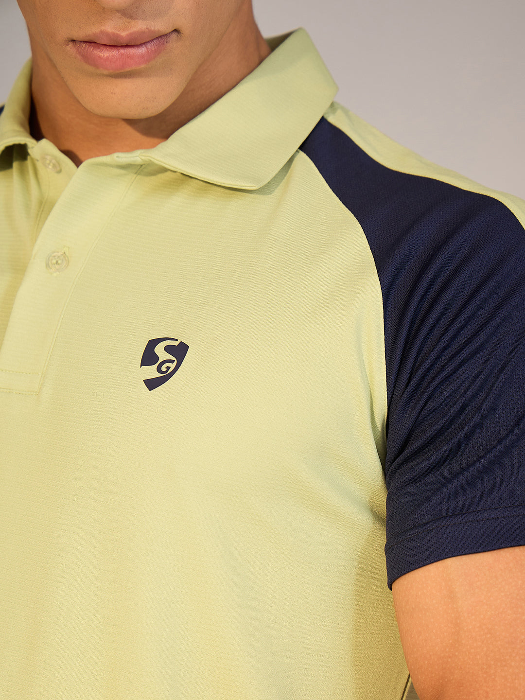 POLO MEN SG H3MP8214 APPLE GREEN/NAVY