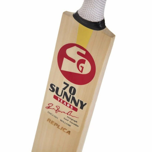 SG 70 Sunny Years English Willow Cricket Bat with SG|Str8bat Sensor