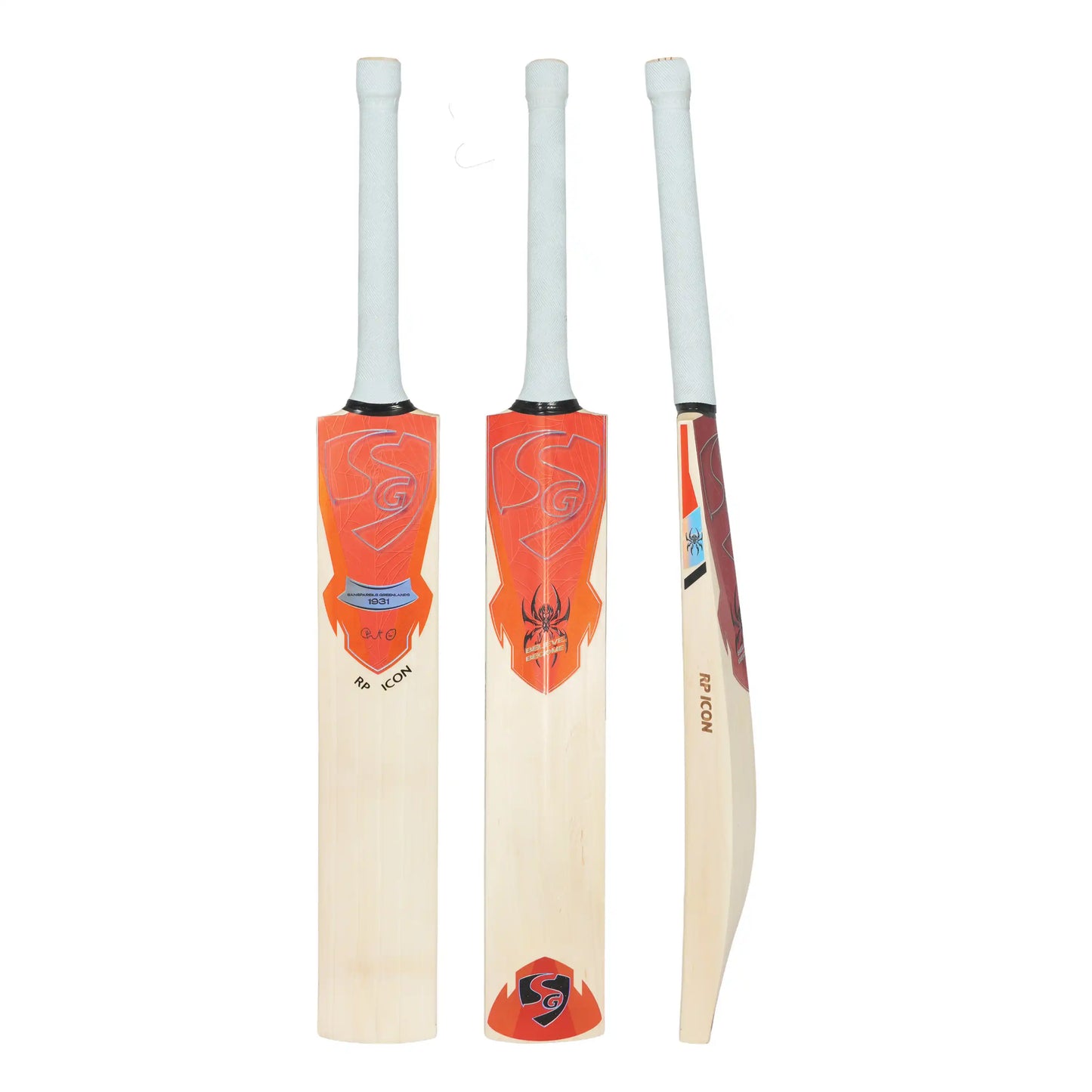 SG RP Icon English Willow Cricket Bat (Rishabh Pant Series)