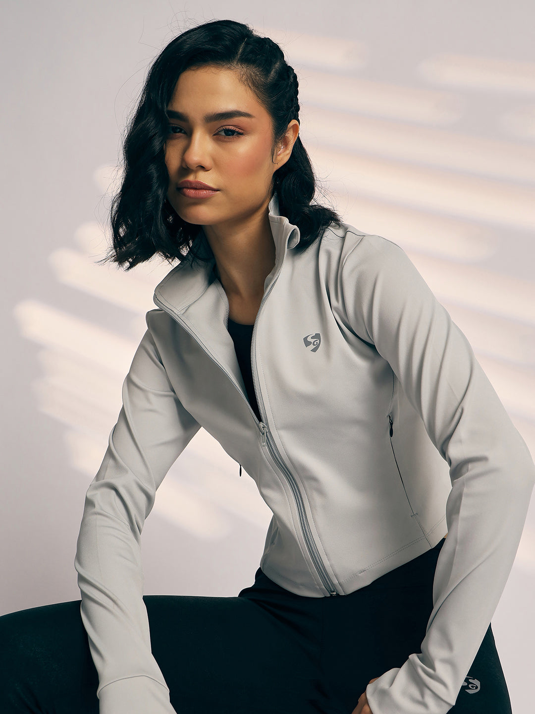 JACKET WOMEN SG H3WJ8287 LIGHT GREY