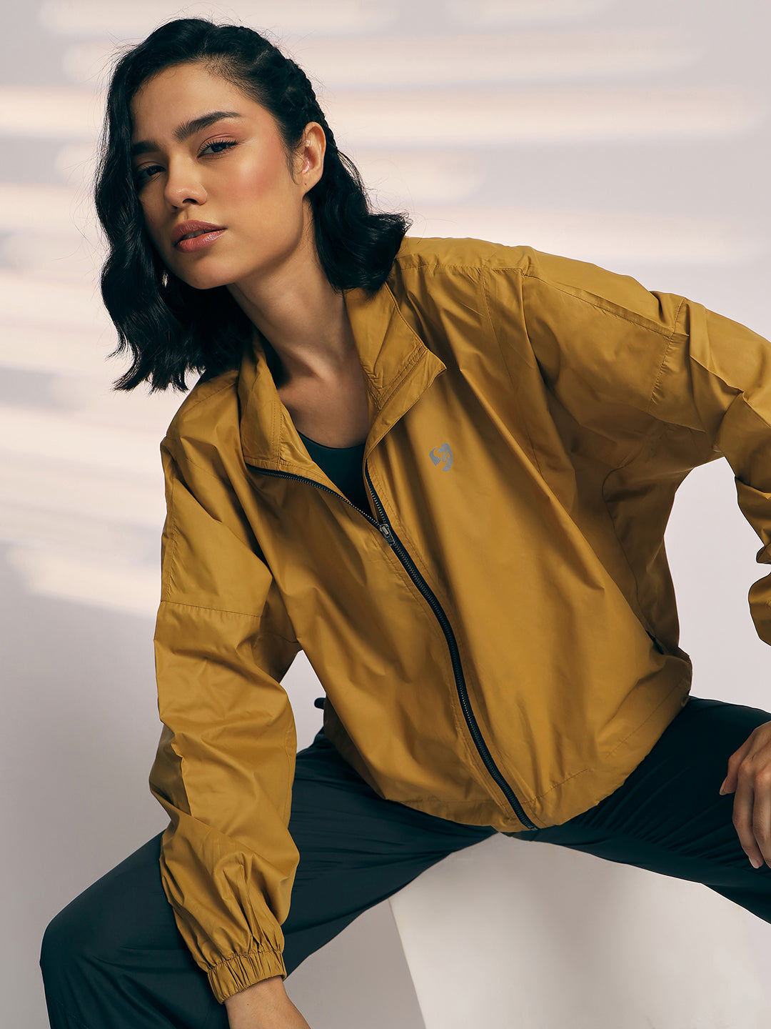 TRACKSUIT WOMEN SG H3WTS8295 MUSTARD/BLACK
