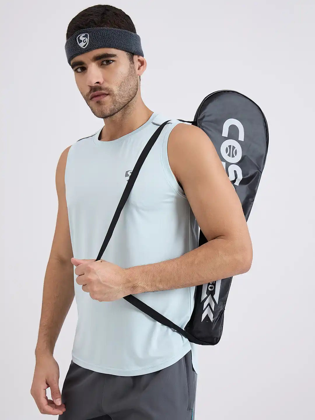 SG H2MV83581 Men Sky Rare T-Vest