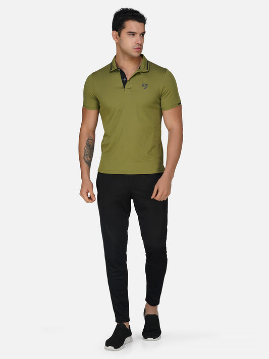SG Regular Comfort Fit Polo T-Shirt For Mens & Boys, Olive Green & Royal Blue| Ideal for Trail Running, Fitness & Training, Jogging, Gym Wear & Fashion Wear