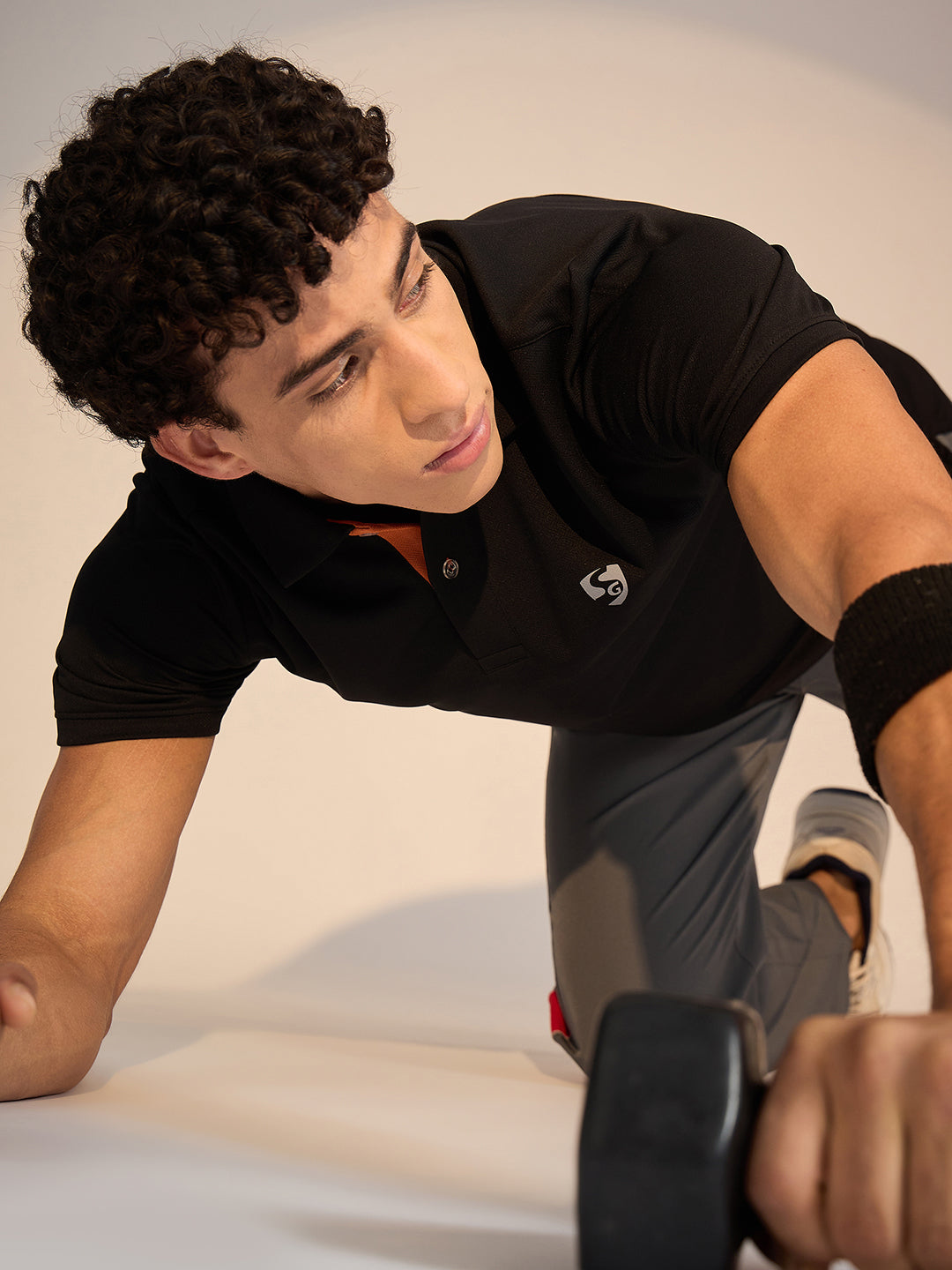 POLO MEN SG H3MP8216 BLACK