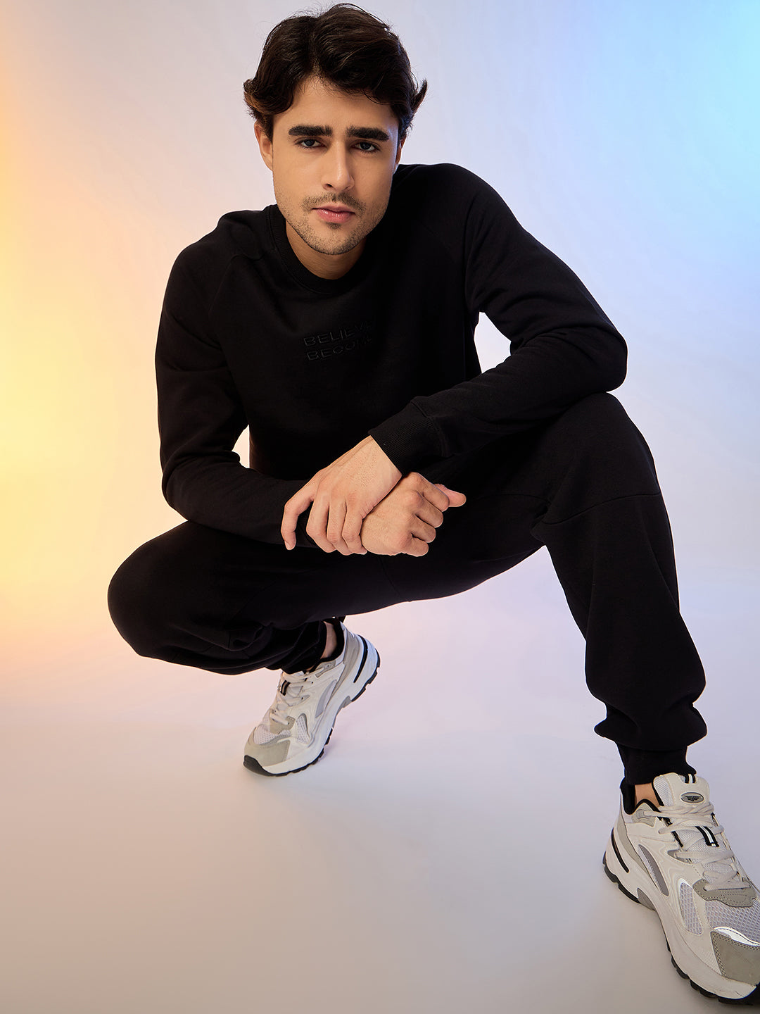 SWEATSHIRT MEN SG H4MSW8247 BLACK