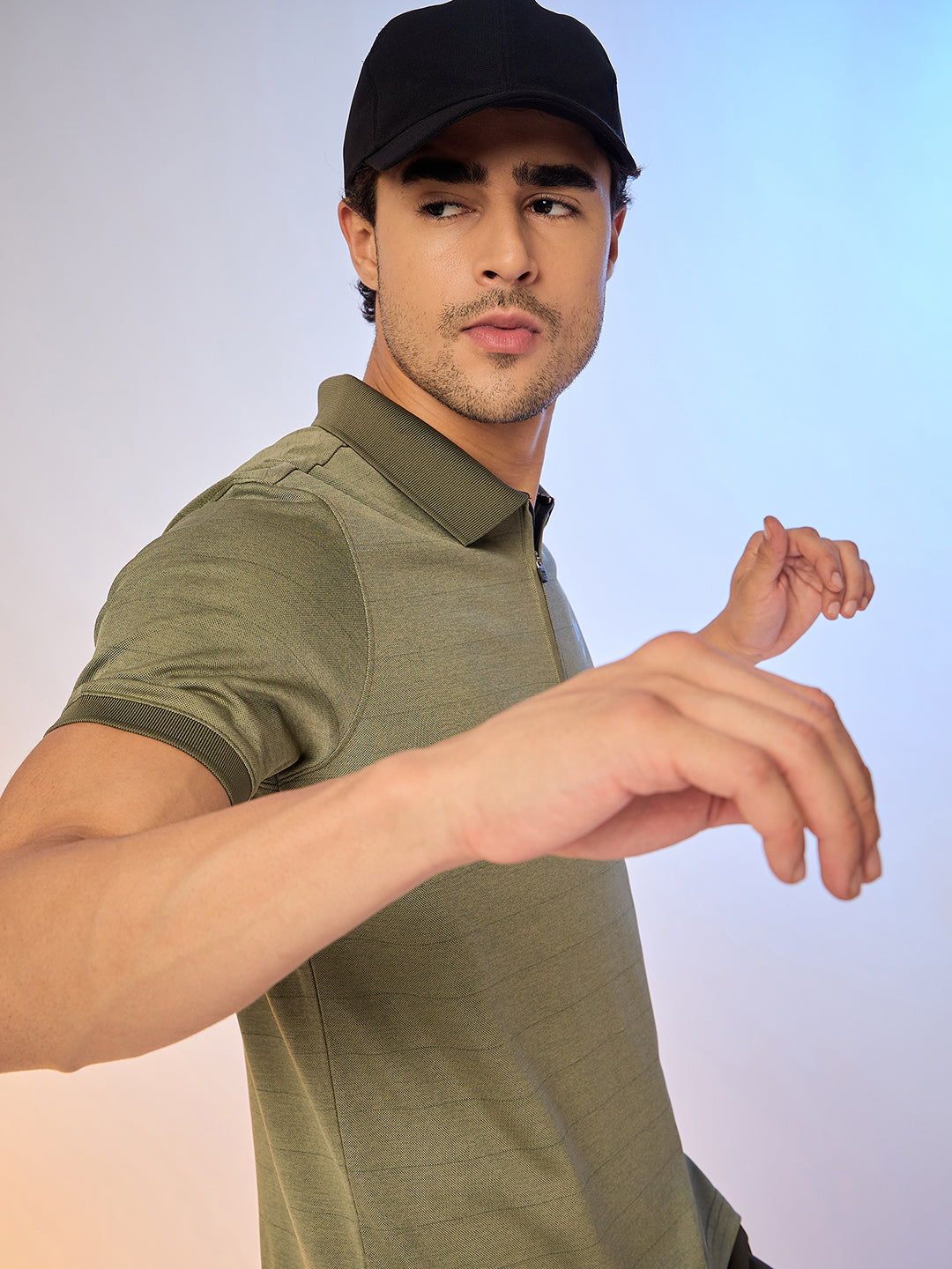 POLO MEN SG H3MP8298 OLIVE