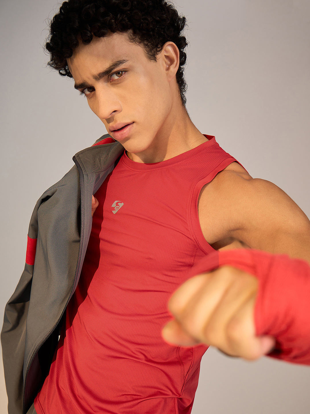 T.VEST MEN SG H3MV8202 RED