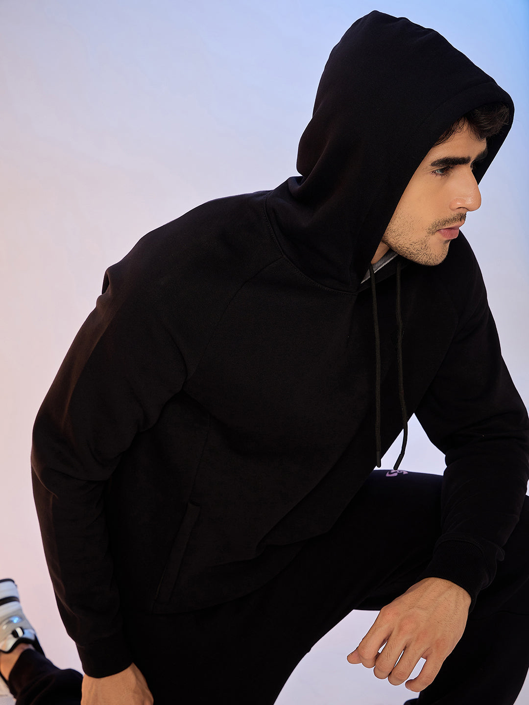 HOODIE MEN SG H4MH8248 BLACK