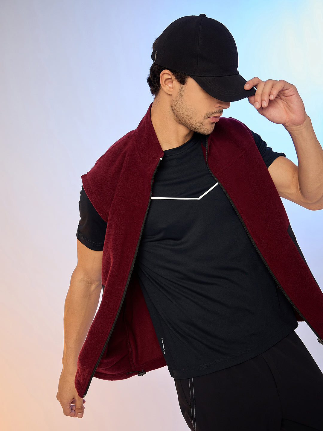 JACKET S/L MEN SG H4MJ8239 MAROON