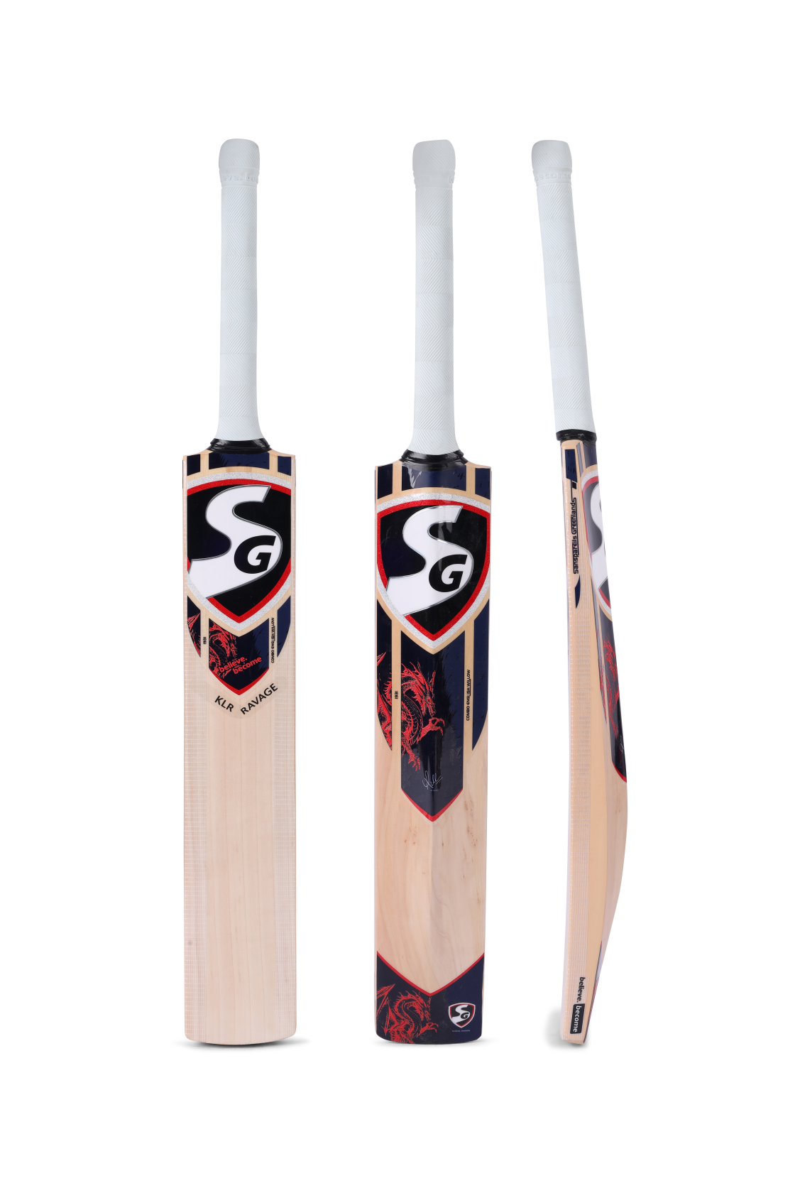 SG KLR Ravage English and Kashmir Combo Cricket Bat