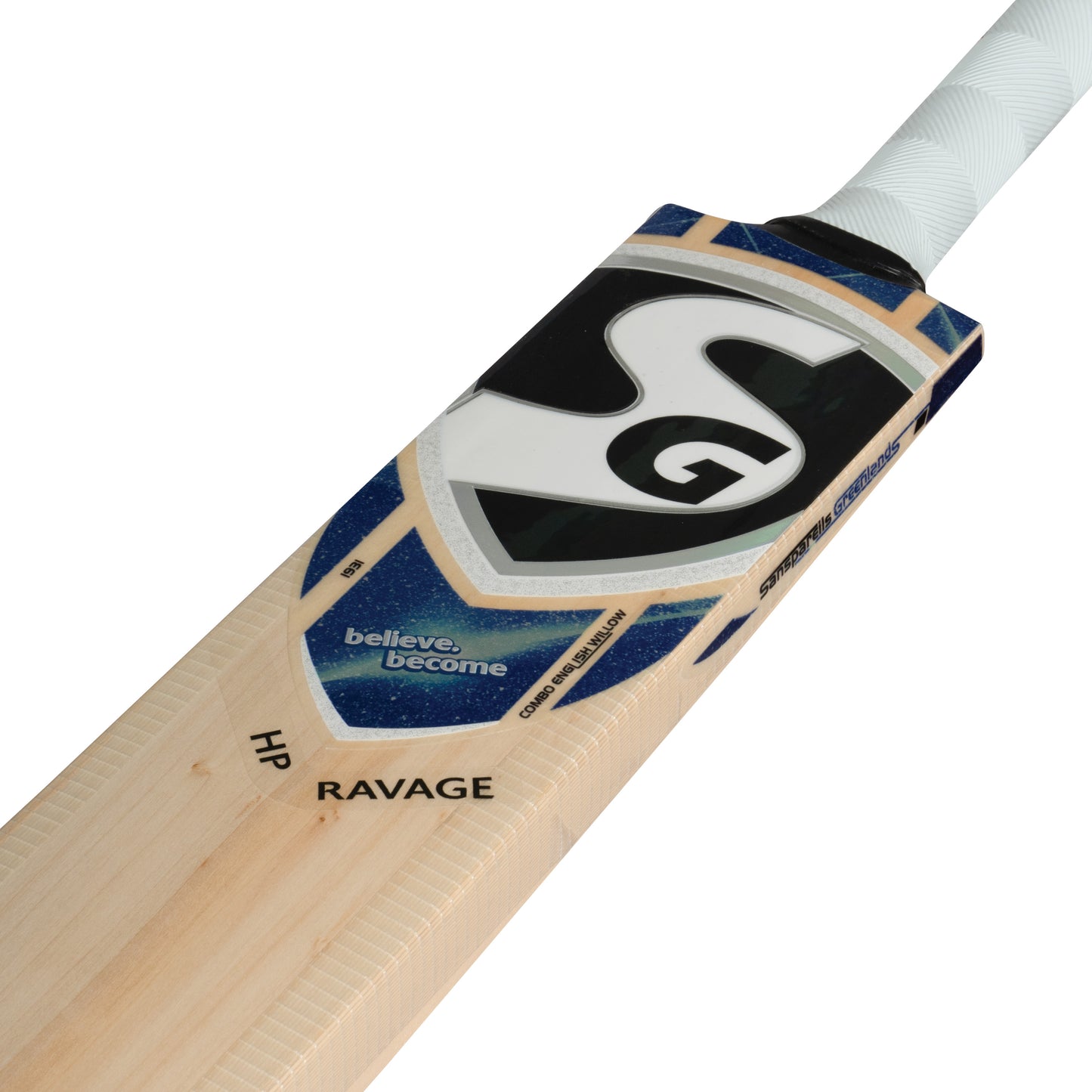 SG HP Ravage English and Kashmir Combo Cricket Bat