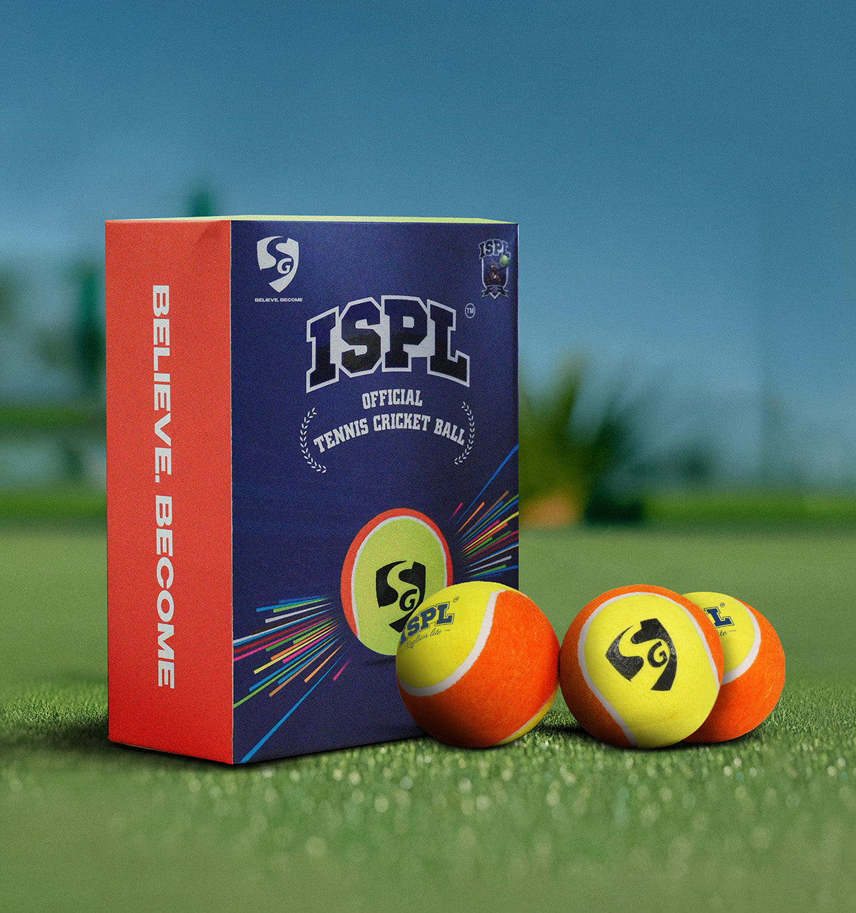 SG X ISPL Lite Replica Tennis Ball (PACK OF 3)