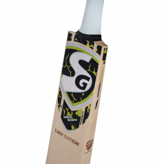 SG Liam Edition Player English Willow Cricket bat with SG|Str8bat Sensor
