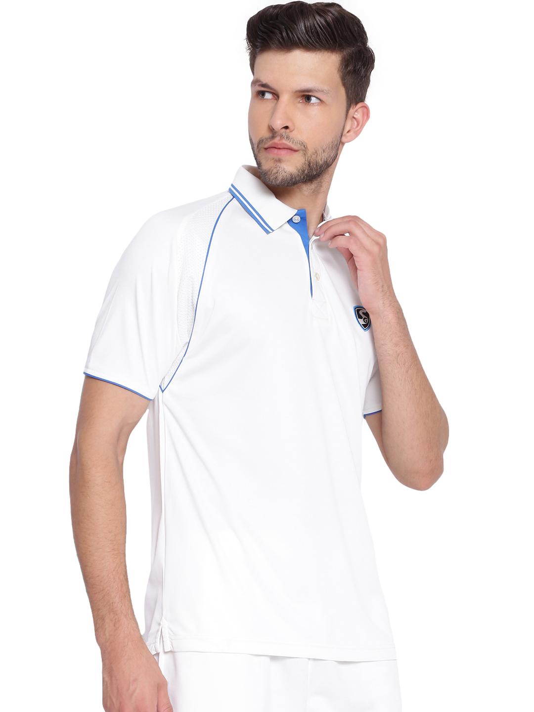 SG Premium 2 0 Half Sleeve Shirt Cricket Whites
