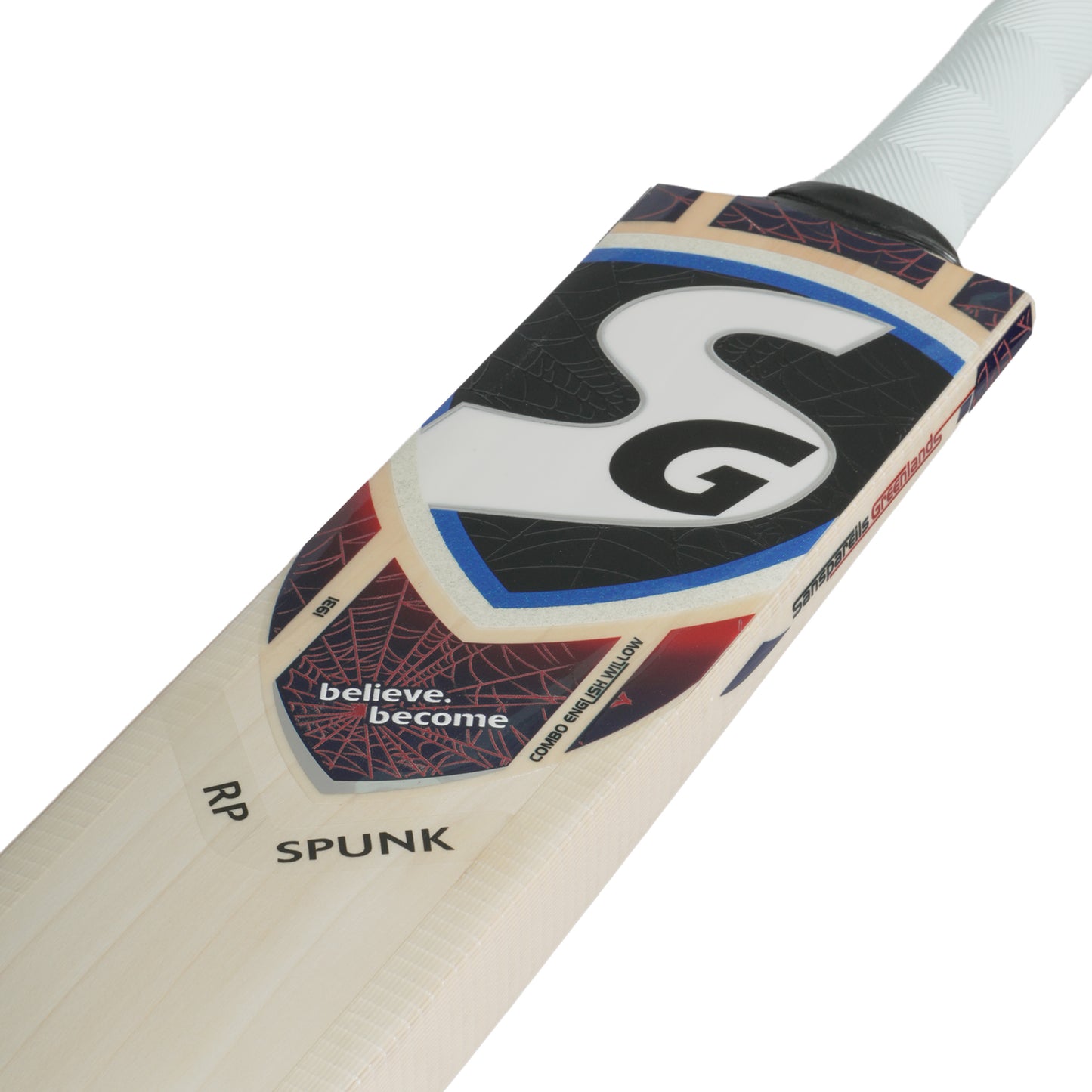 SG RP Spunk English and Kashmir Combo Cricket Bat