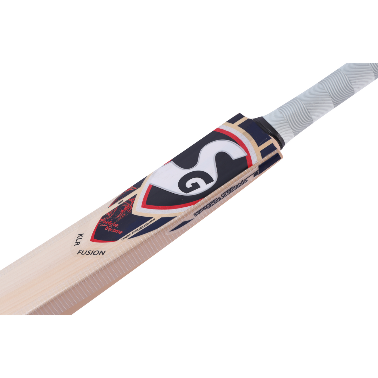 SG KLR Fusion English and Kashmir Combo Cricket Bat
