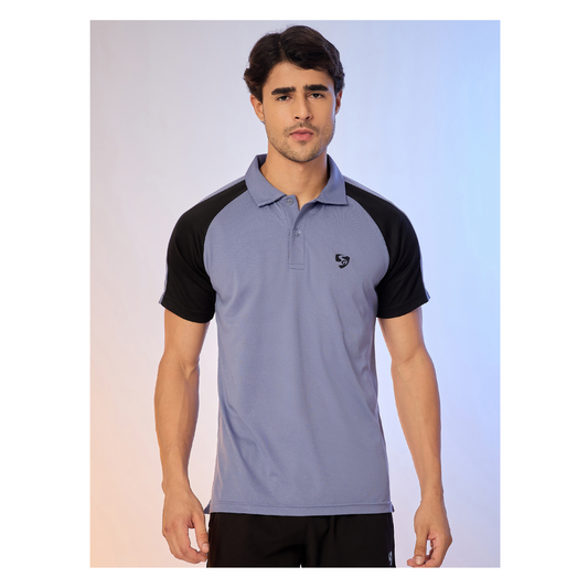 POLO MEN SG H3MP8214 ICE BLUE/BLACK