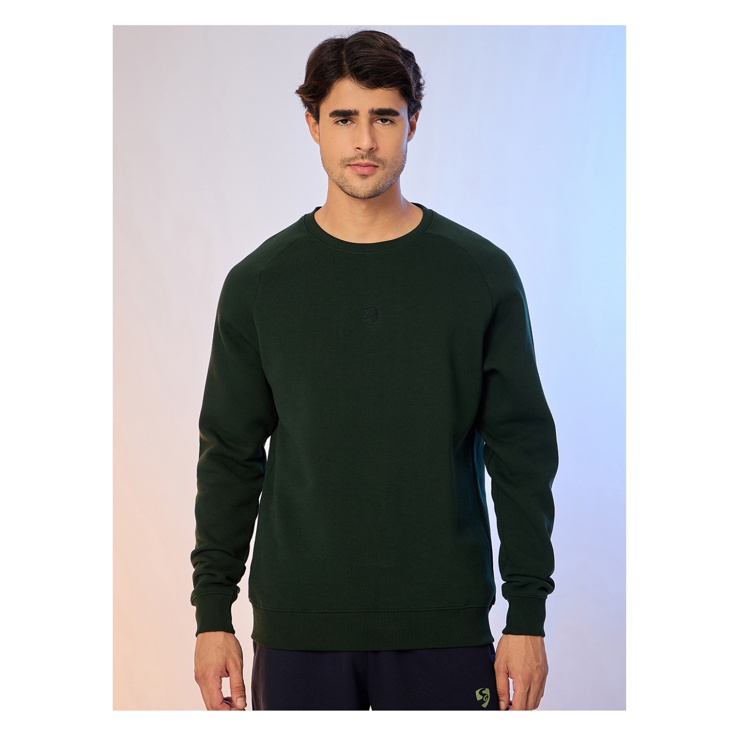 SWEAT SHIRT MEN SG H4MSW8245 BOTTLE GREEN