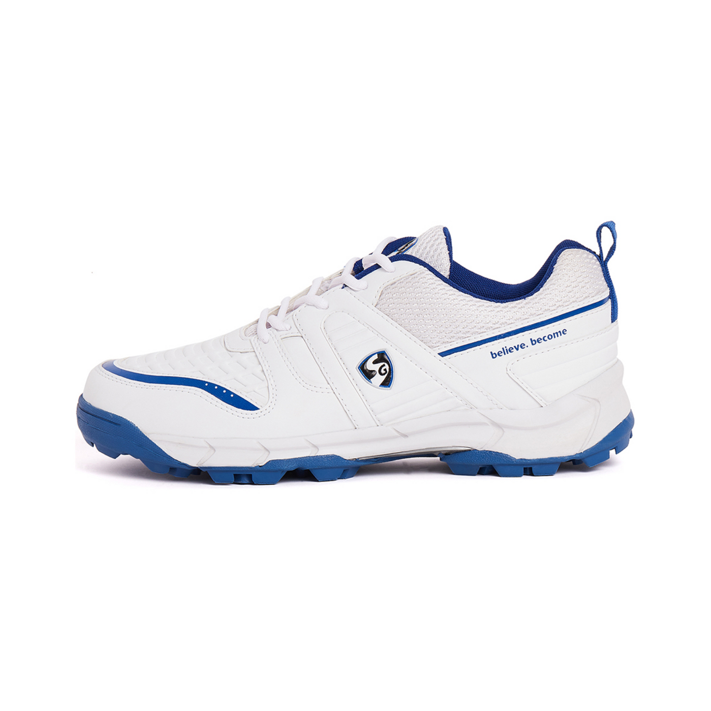 SG Steadler 6.0 Cricket Shoes White/Royal Blue - UK