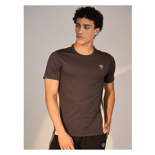 T-SHIRT MEN SG H3MT8209 CLAY/PEACH