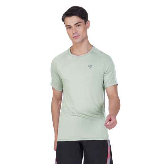 SG Men's Round Neck T-Shirt for Men & Boys | Ideal for Trail Running, Gym Fitness & Training, Jogging, Regular & Fashion Wear
