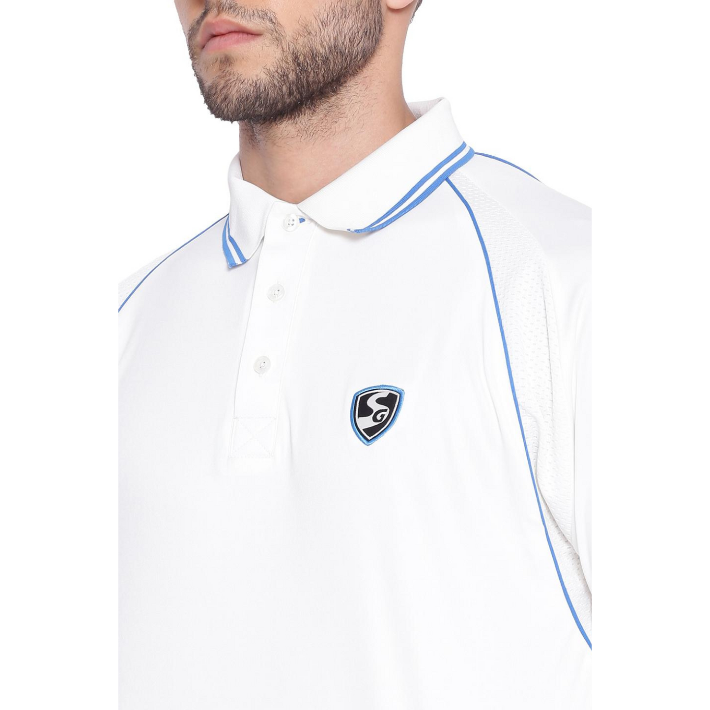 SG Premium 2 0 Full Sleeve Shirt Cricket Whites