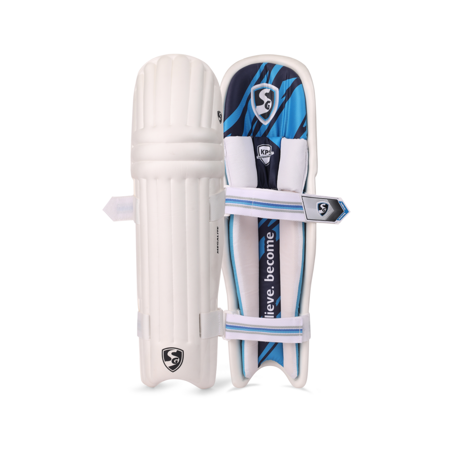Batting Legguards SG MEGALITE WHITE