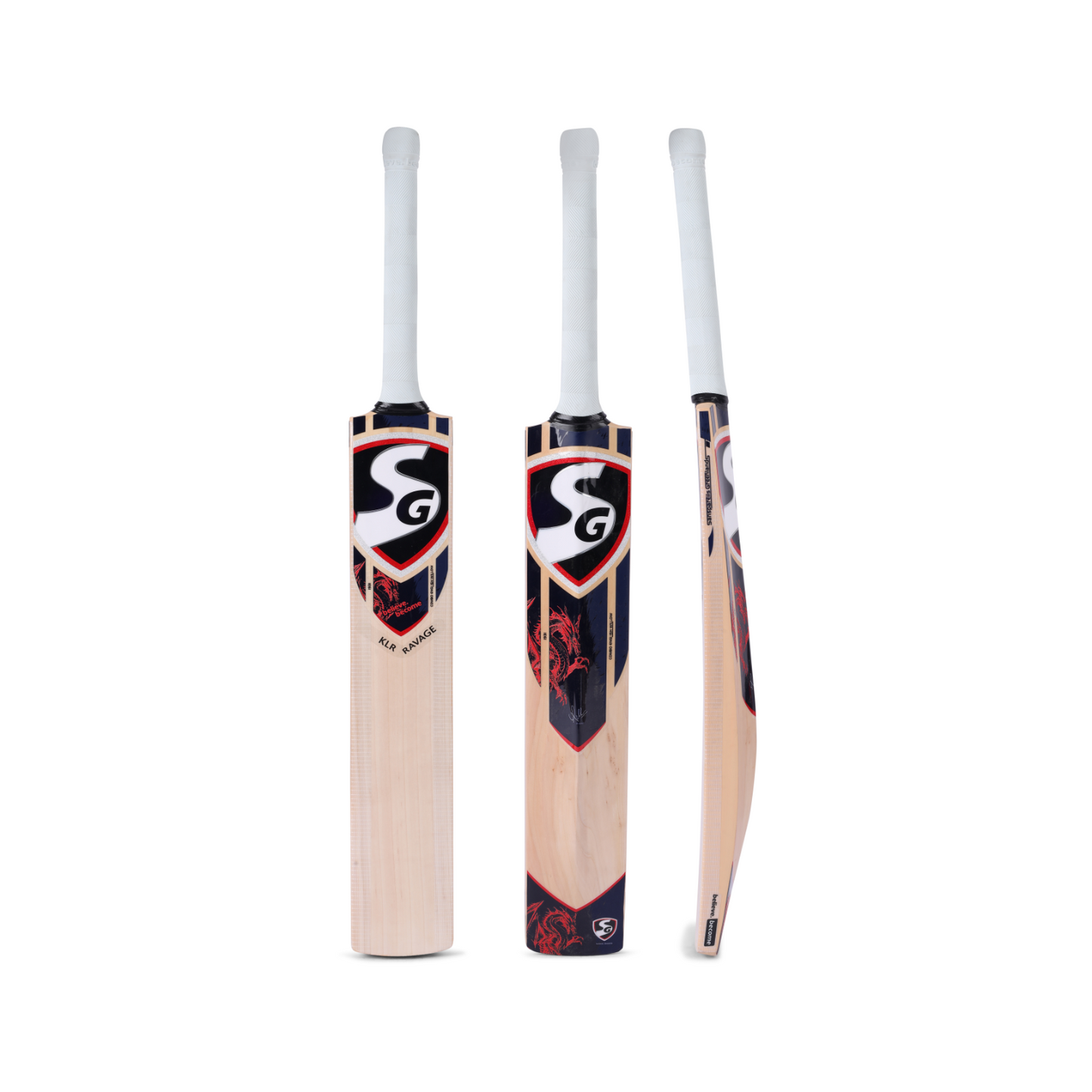 SG KLR Ravage English and Kashmir Combo Cricket Bat