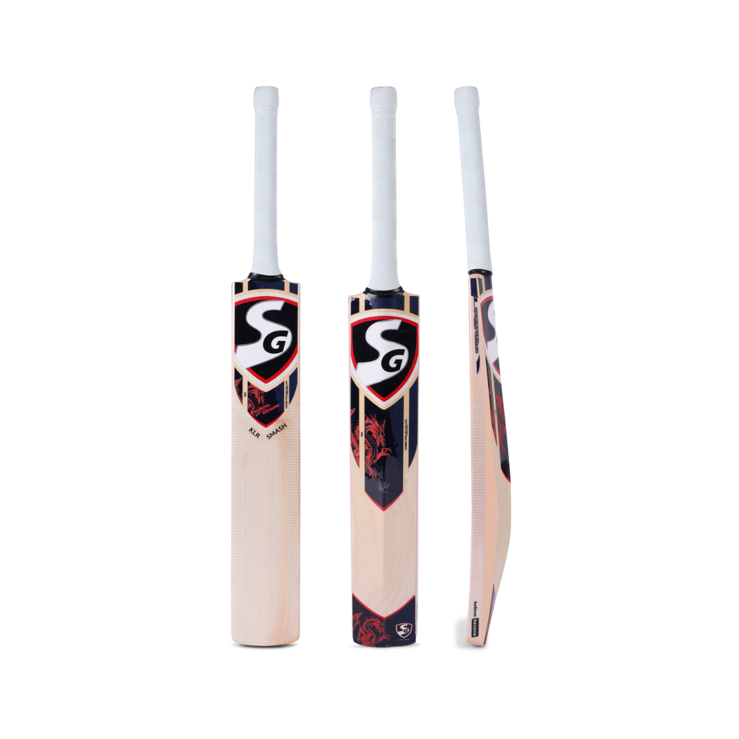 SG KLR Smash English and Kashmir Combo Cricket Bat