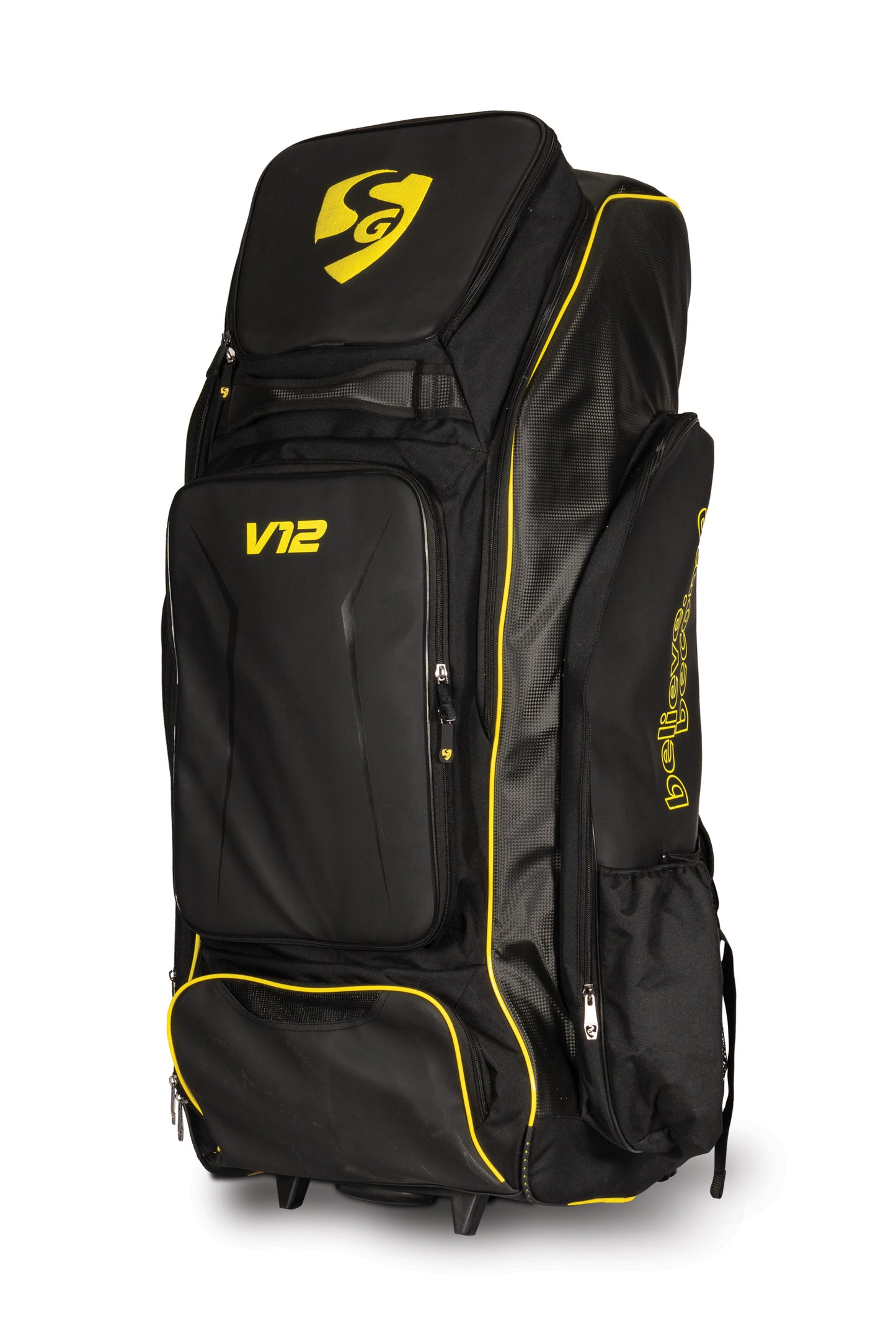 SG V12 Player Duffle Wheelie Cricket Kit Bag