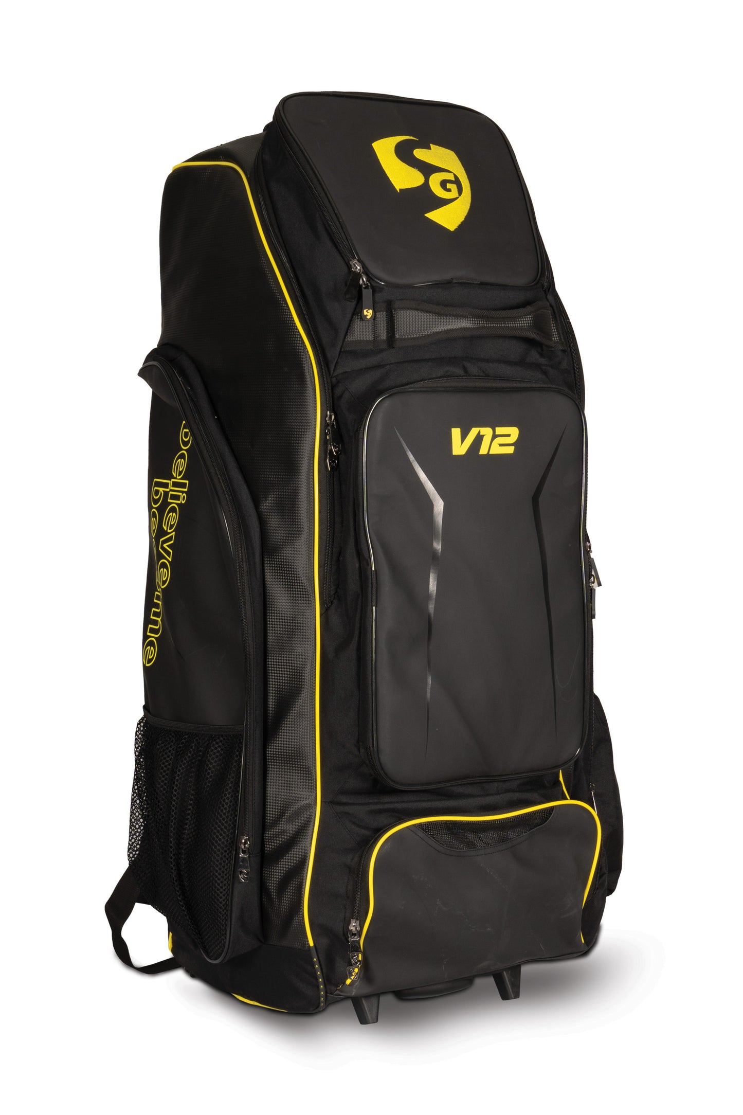 SG V12 Player Duffle Wheelie Cricket Kit Bag