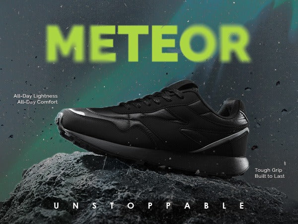 SG METEOR Lifestyle Shoes – Black