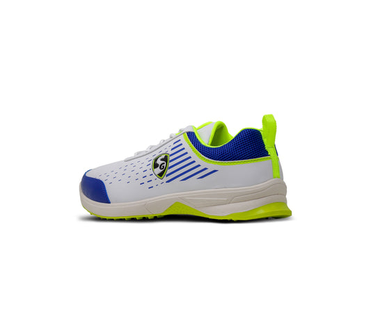 SG YORKER White/Royal Blue/Lime Sports Shoes: Elevate Your Style with Trendy Comfort