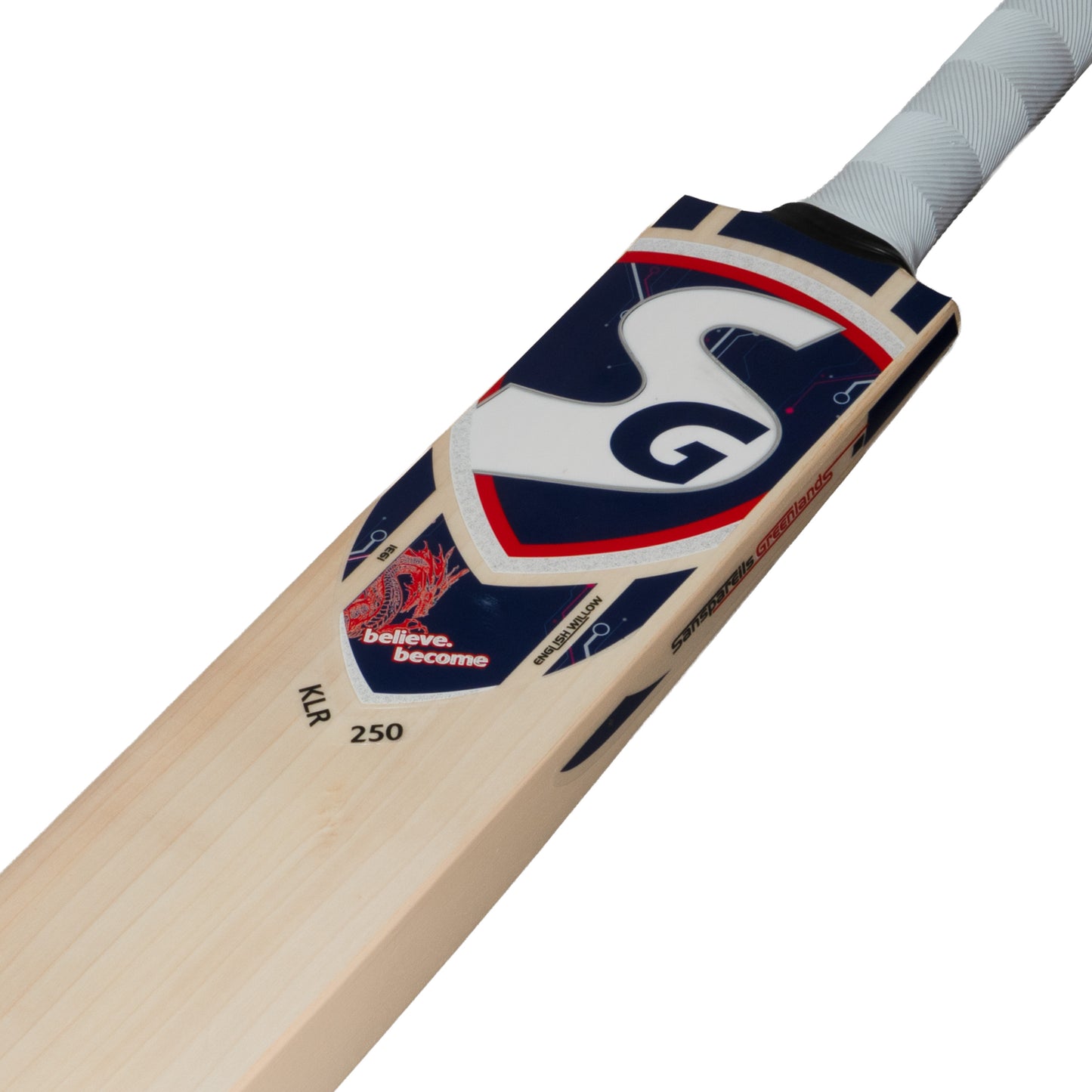 SG KLR 250 English Willow Str8bat Sensor Cricket Bat