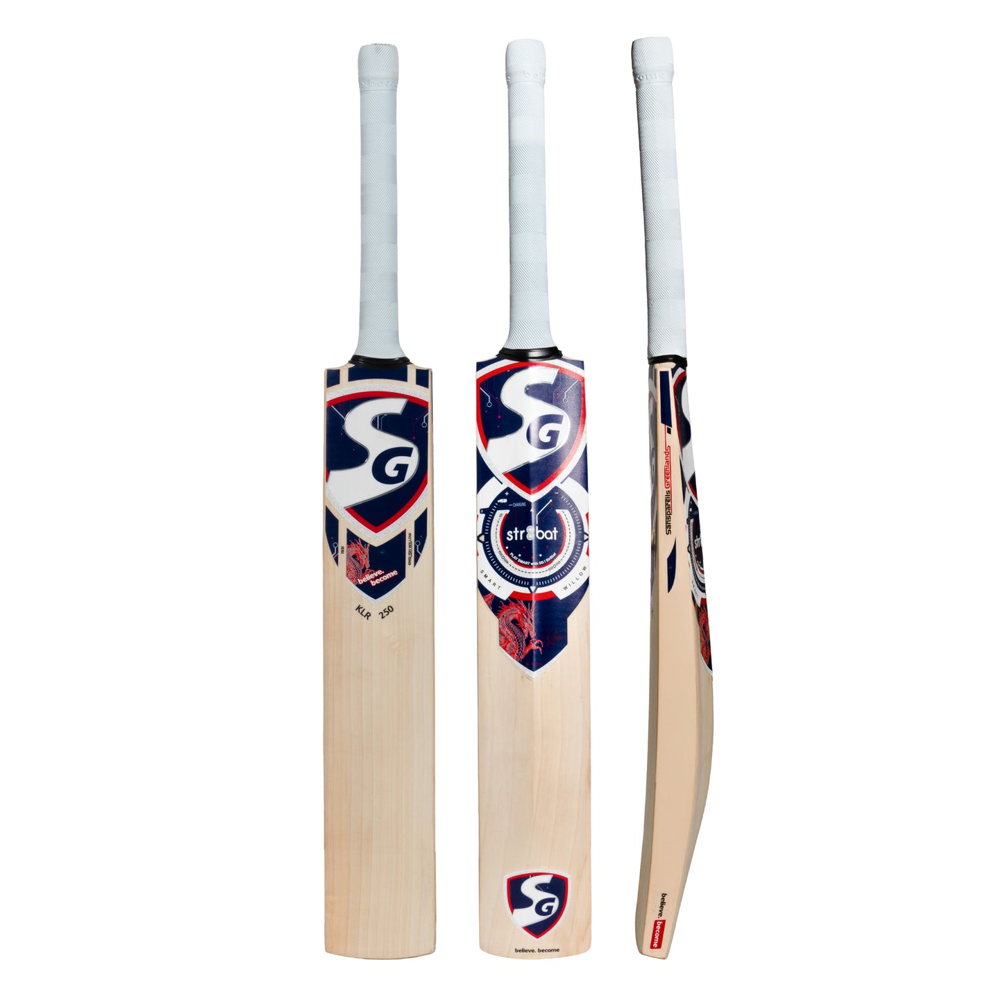SG KLR 250 English Willow Str8bat Sensor Cricket Bat