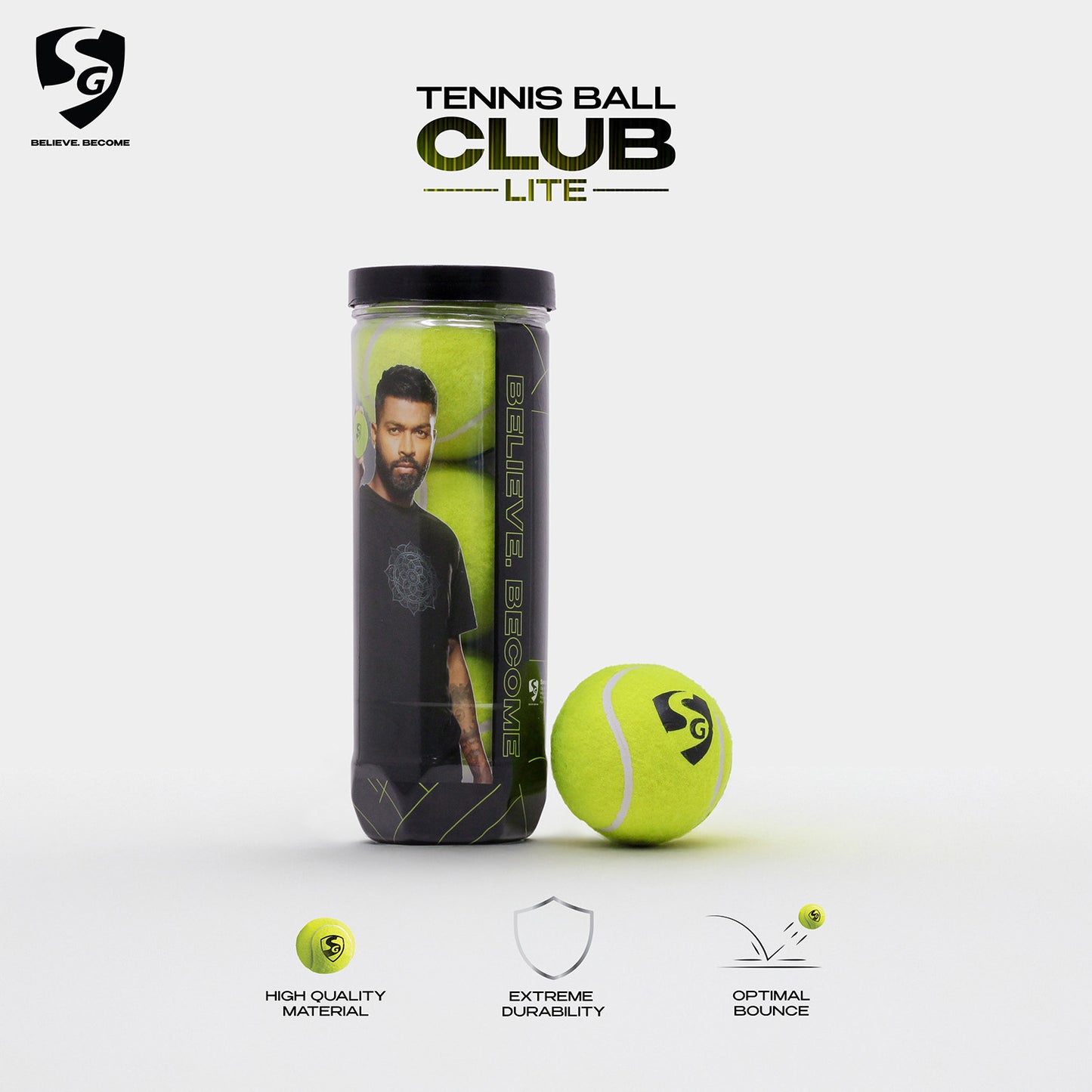 SG Club Lite Cricket Balls (PACK OF 3)