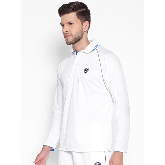 SG Premium 2.0 Full Sleeve Cricket Shirt Whites