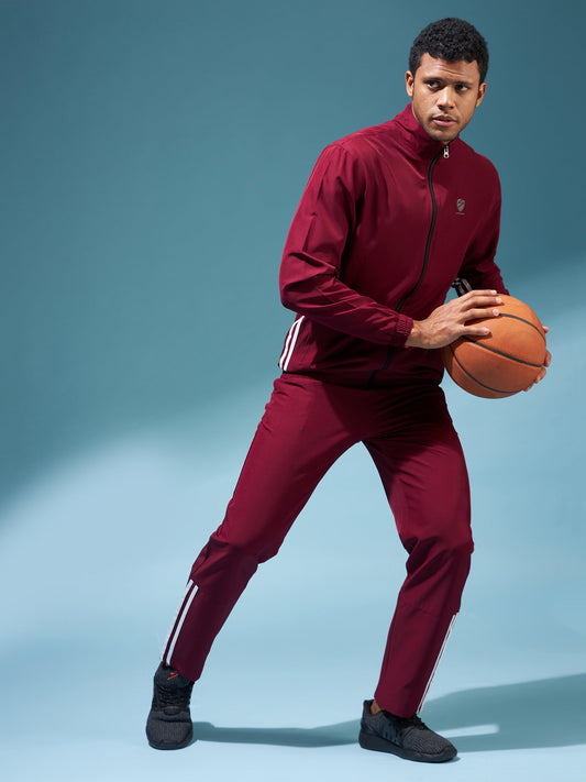 Unpar by SG Track Suit For Mens & Boys, Maroon | Ideal for Trail Running, Fitness & Training, Jogging, Gym Wear & Fashion Wear