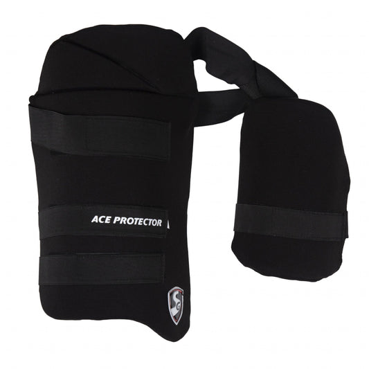 SG Combo Ace Protector cricket batting thigh pad (Black)