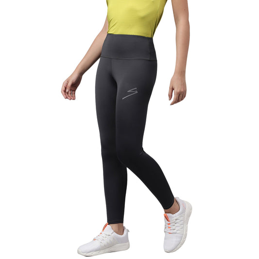 Unpar by SG Regular Comfort Fit Tights For Womens & Girls, Grey | Ideal for Trail Running, Fitness & Training, Jogging, Gym Wear & Fashion Wear