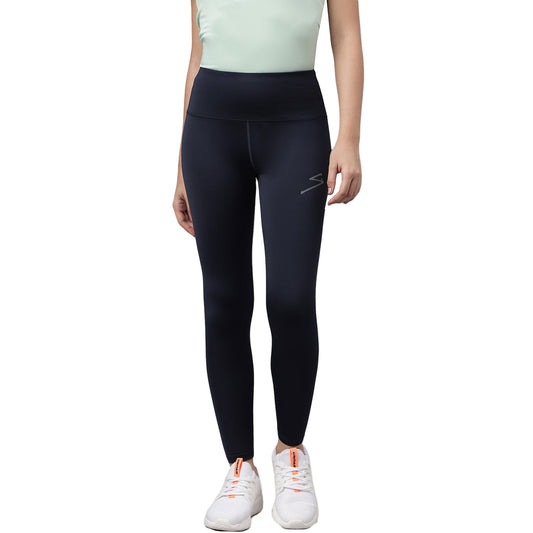 Unpar by SG Regular Comfort Fit Tights For Womens & Girls, Navy Blue | Ideal for Trail Running, Fitness & Training, Jogging, Gym Wear & Fashion Wear