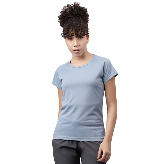 Unpar by SG Round Neck Regular Comfort Fit T-Shirt For Womens & Girls, Blue | Ideal for Trail Running, Fitness & Training, Jogging, Gym Wear & Fashion Wear