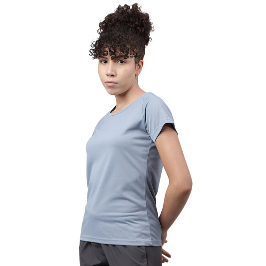 Unpar by SG Round Neck Regular Comfort Fit T-Shirt For Womens & Girls, Blue | Ideal for Trail Running, Fitness & Training, Jogging, Gym Wear & Fashion Wear