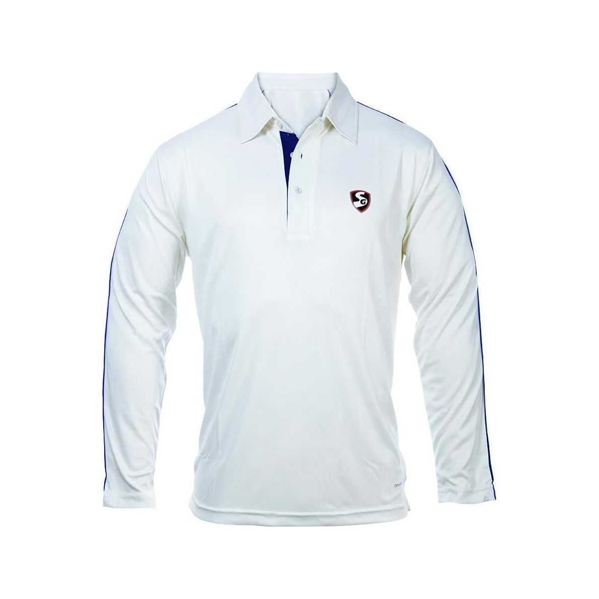 SG Senior Century Full Sleeve Cricket Shirt Whites