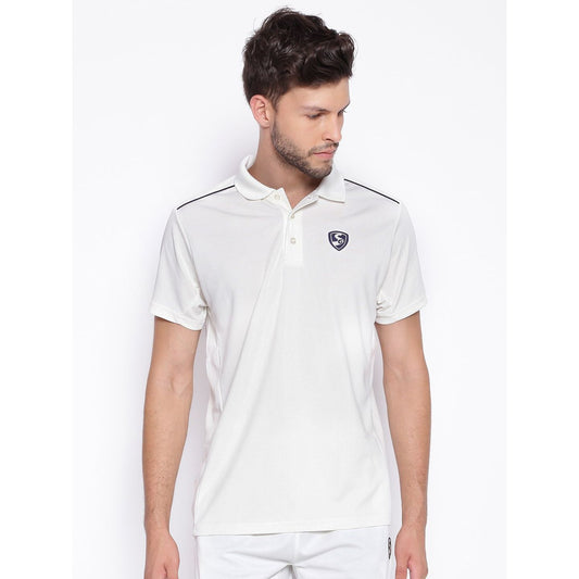 SG Century Half Sleeve Cricket Shirt Whites (Junior)