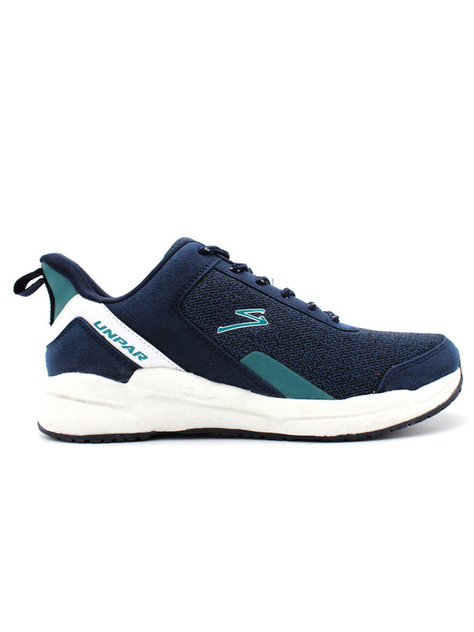Unpar By SG All Season Crafted Running Sports Shoes For Men, Navy/Teal/White | Ideal for Running/Walking/Gym/Jogging/Training Sports Fashion Footwear